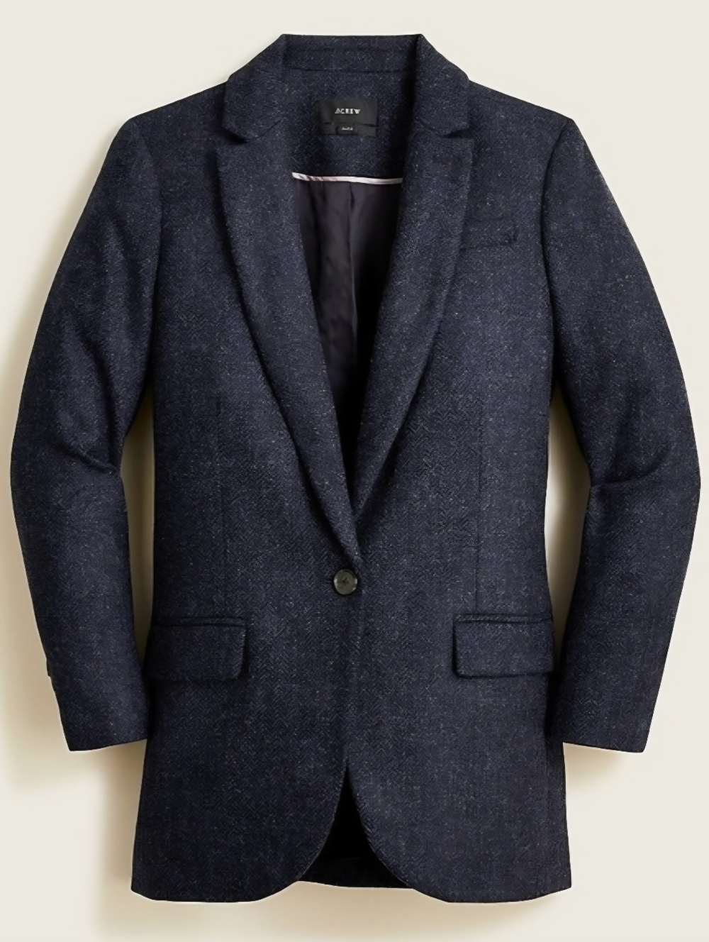 J.Crew Alfie blazer in navy English wool herringbone
Size 8